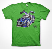Mercedes-Benz SLS #ContinuousCar Unisex T-shirt