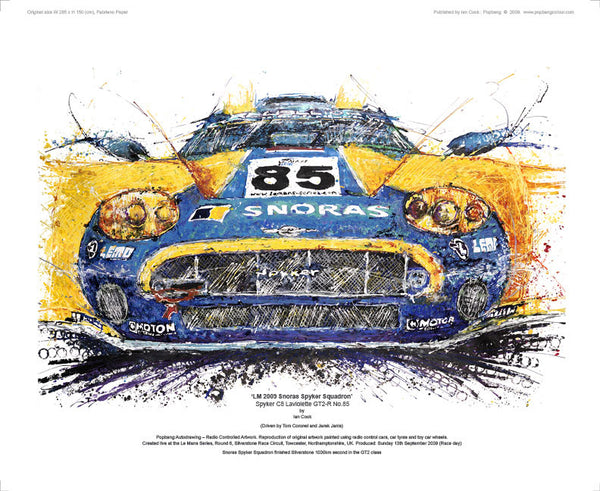 Snoras Spyker Squadron LM 2009 C8 Lavlolette GT2-R No.85 - POPBANGCOLOUR Shop