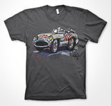 Mercedes Benz 300 SLR | Stirling Moss, 1955 Mille Miglia |  #ContinuousCar Unisex T-shirt