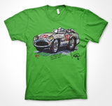 Mercedes Benz 300 SLR | Stirling Moss, 1955 Mille Miglia |  #ContinuousCar Unisex T-shirt