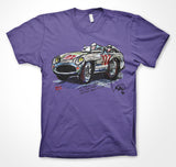 Mercedes Benz 300 SLR | Stirling Moss, 1955 Mille Miglia |  #ContinuousCar Unisex T-shirt