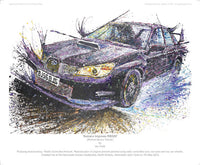 Subaru Impreza RB320 (Richard Burns Tribute) - POPBANGCOLOUR Shop