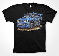 Subaru Impreza WRX STi P1 - C&M - #ContinuousCar Unisex T-shirt