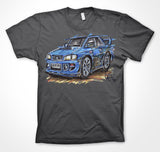 Subaru Impreza WRX STi P1 - C&M - #ContinuousCar Unisex T-shirt