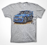 Subaru Impreza WRX STi P1 - C&M - #ContinuousCar Unisex T-shirt