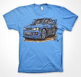 Subaru Impreza WRX STi P1 - C&M - #ContinuousCar Unisex T-shirt