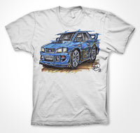 Subaru Impreza WRX STi P1 - C&M - #ContinuousCar Unisex T-shirt