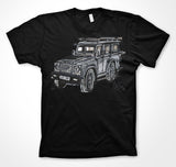 Land Rover Defender 110 #ContinuousCar Unisex T-shirt