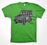 Land Rover Defender 110 #ContinuousCar Unisex T-shirt