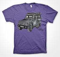 Land Rover Defender 110 #ContinuousCar Unisex T-shirt
