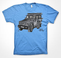 Land Rover Defender 110 #ContinuousCar Unisex T-shirt
