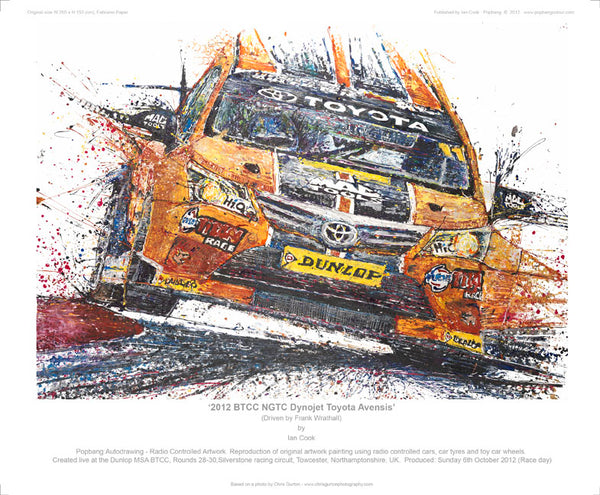 Toyota BTCC NGTC Dynojet Avensis 2012 (Frank Wrathall) - POPBANGCOLOUR Shop