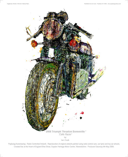 Triumph Thruxton Bonneville 2008 Bike - POPBANGCOLOUR Shop