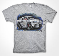 Toyota Supra A90 #ContinuousCar Unisex T-shirt