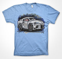 Toyota Supra A90 #ContinuousCar Unisex T-shirt