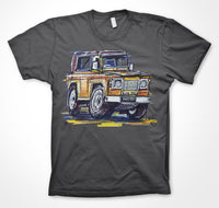 Twisted Defender 90 - #ContinuousCar Unisex T-shirt