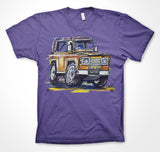 Twisted Defender 90 - #ContinuousCar Unisex T-shirt
