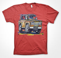 Twisted Defender 90 - #ContinuousCar Unisex T-shirt