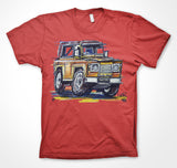 Twisted Defender 90 - #ContinuousCar Unisex T-shirt