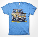 Twisted Defender 90 - #ContinuousCar Unisex T-shirt