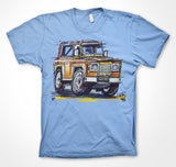 Twisted Defender 90 - #ContinuousCar Unisex T-shirt