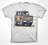 Twisted Defender 90 - #ContinuousCar Unisex T-shirt