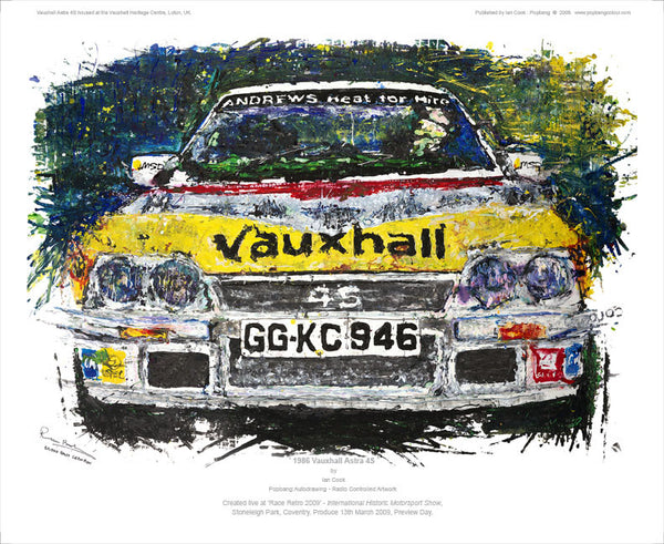 Vauxhall Astra 4s 1986 - POPBANGCOLOUR Shop