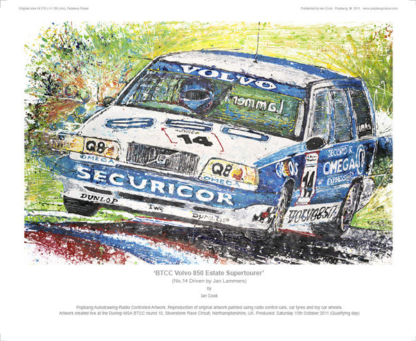 Volvo 850 BTCC Estate Supertourer (Lammers No.14) - POPBANGCOLOUR Shop