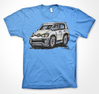 Volkswagen UP! GTi  #ContinuousCar Unisex T-shirt
