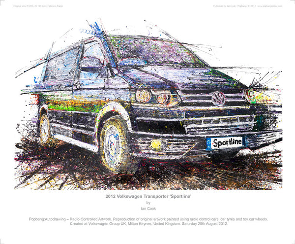 Volkswagen Transporter 'Sportline' 2012 - POPBANGCOLOUR Shop