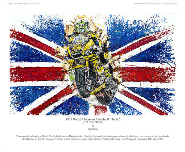 Yamaha 2011 MotoGP Monster R1 Tech 3 (Cal Crutchlow) - POPBANGCOLOUR Shop