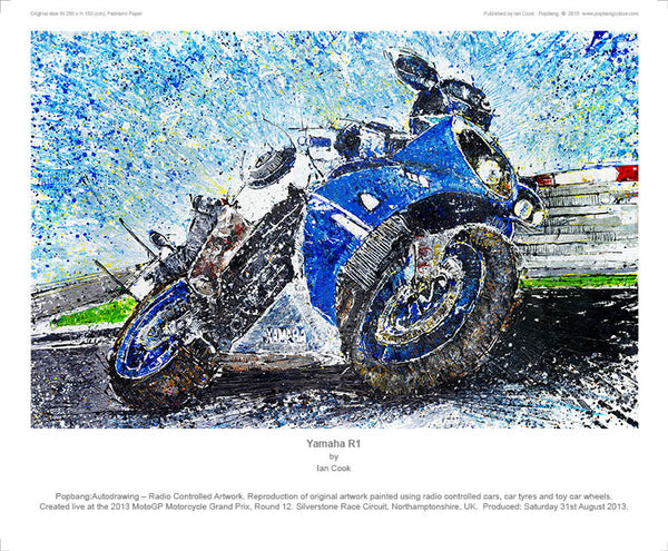 Yamaha R1 Bike - POPBANGCOLOUR Shop